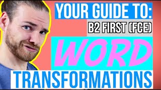 How to do B2 First FCE KEY WORD TRANSFORMATIONS  B2 FCE Use Of English Part 4 [upl. by Eisler]