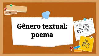 Gênero textual Poema [upl. by Frodine991]