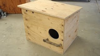 How to Build an Owl Box [upl. by Yrneh]