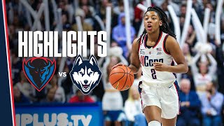 HIGHLIGHTS  UConn Womens Basketball vs DePaul [upl. by Sema930]