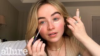 Sabrina Carpenters 10 Minute Makeup Routine For Natural Light  Allure [upl. by Kellen358]