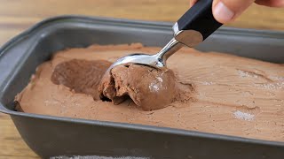 Homemade Chocolate Ice Cream Recipe Only 3ingredients [upl. by Maples94]