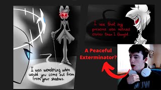 EXTERMINATION DAY  Hazbin Hotel Comic Dubs  REACTION [upl. by Attenad300]