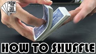 How to Shuffle Cards Beginner to Advanced [upl. by Nylaehs]