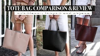 Best Tote Bag for Work Linjer Everlane and Cuyana Tote Bag Review amp Comparison  Mademoiselle [upl. by Riley]