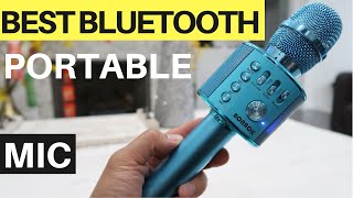 BONAOK Bluetooth Microphone UNBOX amp REVIEW  Karaoke Mic With Speaker [upl. by Josler]