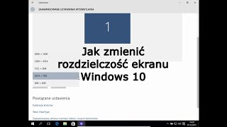 Jak zmienić rozdzielczość ekranu Windows 10 [upl. by Asare]