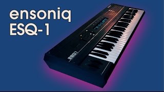 ENSONIQ ESQ1 Synthesizer 1986  CUSTOM PATCHES FOR ESQ1  SQ80  SQ8L  HD DEMO [upl. by Annuaerb]