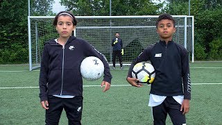 SHANE KLUIVERT vs RAYANE BOUNIDA  VOETBAL CHALLENGE [upl. by Imre]