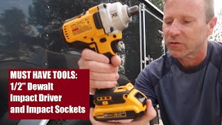 MUST HAVE TOOLS for Tire Changing  DEWALT IMPACT WRENCH [upl. by Quintus]