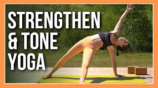 30 min Intermediate Vinyasa Yoga  Full Body Toning [upl. by Tocs]