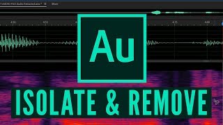 How to Isolate and Remove Unwanted Sounds in Adobe Audition CC [upl. by Roda]