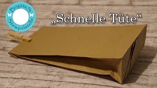 Schnelle Tüte basteln [upl. by Dorcas261]