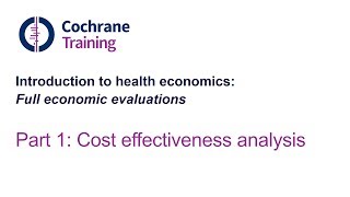 Cost effectiveness analysis [upl. by Iddet]