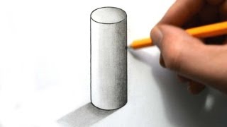 How to Draw a Cylinder [upl. by Tobiah]