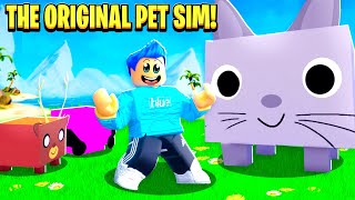 So I Played The ORIGINAL PET SIMULATOR On Roblox Again [upl. by Iatnahs446]