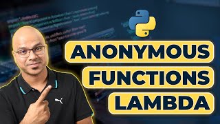 42 Python Tutorial for Beginners  Anonymous Functions  Lambda [upl. by Jehoash]