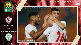 Zamalek 4  1 Raja Casablanca  HIGHLIGHTS amp GOALS 11042020 [upl. by Rolo]