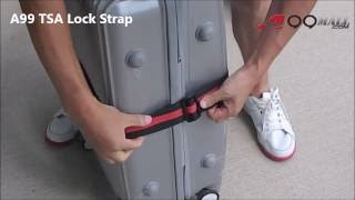 How to Properly use A99s TSA Lock Strap [upl. by Ayotnom]