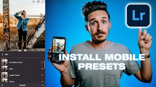 How to install presets to Lightroom Mobile  FREE PRESET [upl. by Farrow]