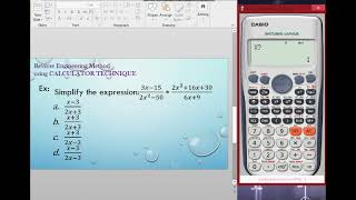 Simplifying algebraic expression [upl. by Suivatnom]