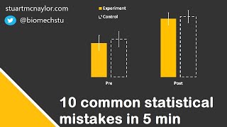 Ten Statistical Mistakes in 5 Min [upl. by Gefell462]