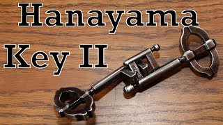 How to Solve Hanayama Key II Puzzle [upl. by Ltney885]