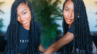 PASSION TWIST TUTORIAL  NO RUBBER BANDS  Slim Reshae [upl. by Hufnagel564]