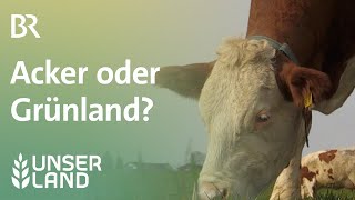 Wo Gras wächst Acker oder Grünland  Unser Land  BR Fernsehen [upl. by Burgener]