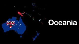 OceaniaOceania ContinentOceania Geography [upl. by Donn]