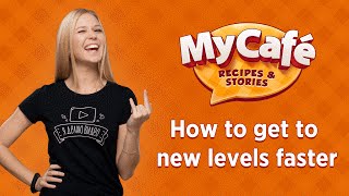 My Cafe How to get to new levels fast Lets play [upl. by Corette]