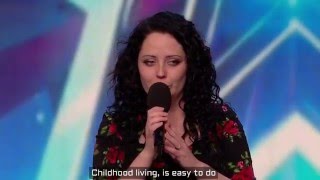 Kathleen Jenkins  Wild horses BGT with lyrics [upl. by Veradi]