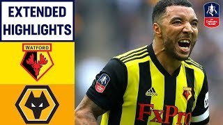 Hornets Seal THRILLING Comeback  Watford 32 Wolves  Emirates FA Cup 1819 [upl. by Northrop991]