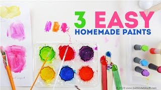 How to Make Paint 3 Easy Homemade Paints  CREATIVE BASICS Episode 4 [upl. by Mcallister]