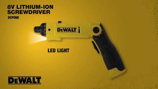 DEWALT 8V LITHIUMION SCREWDRIVER [upl. by Sinoda105]