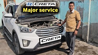 Hyundai Creta petrol Major Service [upl. by Nosirrag]