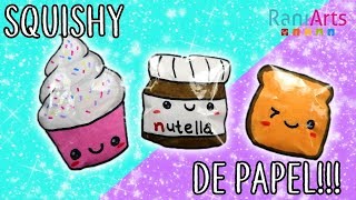 Haz SQUISHIES de PAPEL Super fáciles [upl. by Nehepts341]