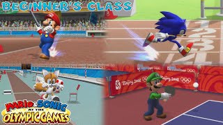 Mario amp Sonic at the Olympic Games Wii 4K  Circuit Mode Beginners Class [upl. by Rollecnahc]