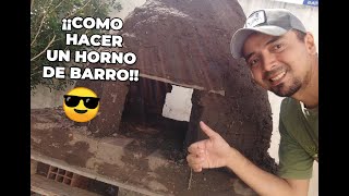 Como hacer un Horno de barro [upl. by Enyal568]