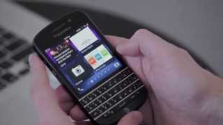 BlackBerry Q10 First Look and Review [upl. by Mihe992]