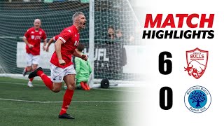 MATCH HIGHLIGHTS  Jersey Bulls 6 Spelthorne Sports 0 [upl. by Arnelle78]