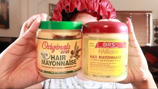 Africas Best Hair Mayonnaise vs ORS Hair Mayonnaise [upl. by Eintihw542]