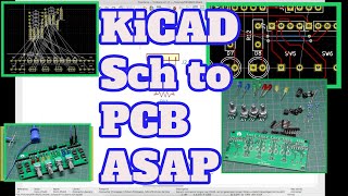 KiCAD Schematic and PCB  Quick Design Example and Build [upl. by Holey397]