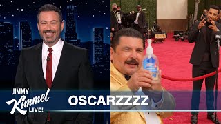 Jimmy Kimmel on the 2021 Oscars amp Guillermo on the Red Carpet [upl. by Rihsab353]