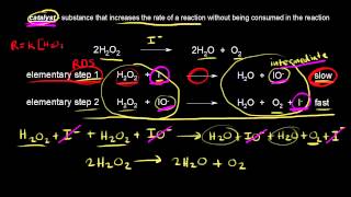 Catalysts  Kinetics  AP Chemistry  Khan Academy [upl. by Brentt]