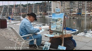 Honfleur France Easygoing Marina  Rick Steves’ Europe Travel Guide  Travel Bite [upl. by Ahsac509]