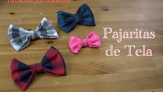 Tutorial 17  Como hacer una Pajarita  How to make a bow tie [upl. by Nosila]