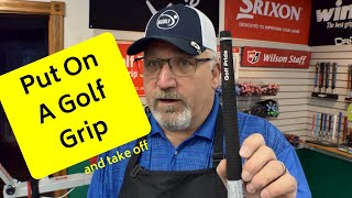 How To Put On A Golf Grip 2020 [upl. by Kala]