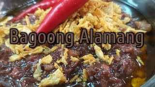 BAGOONG ALAMANG RECIPE  NO LANSA  FLAVORSOME IDEAS [upl. by Arras]