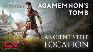 Assassins Creed Odyssey  Agamemnons Tomb  Ancient Stele Location [upl. by Cavil]